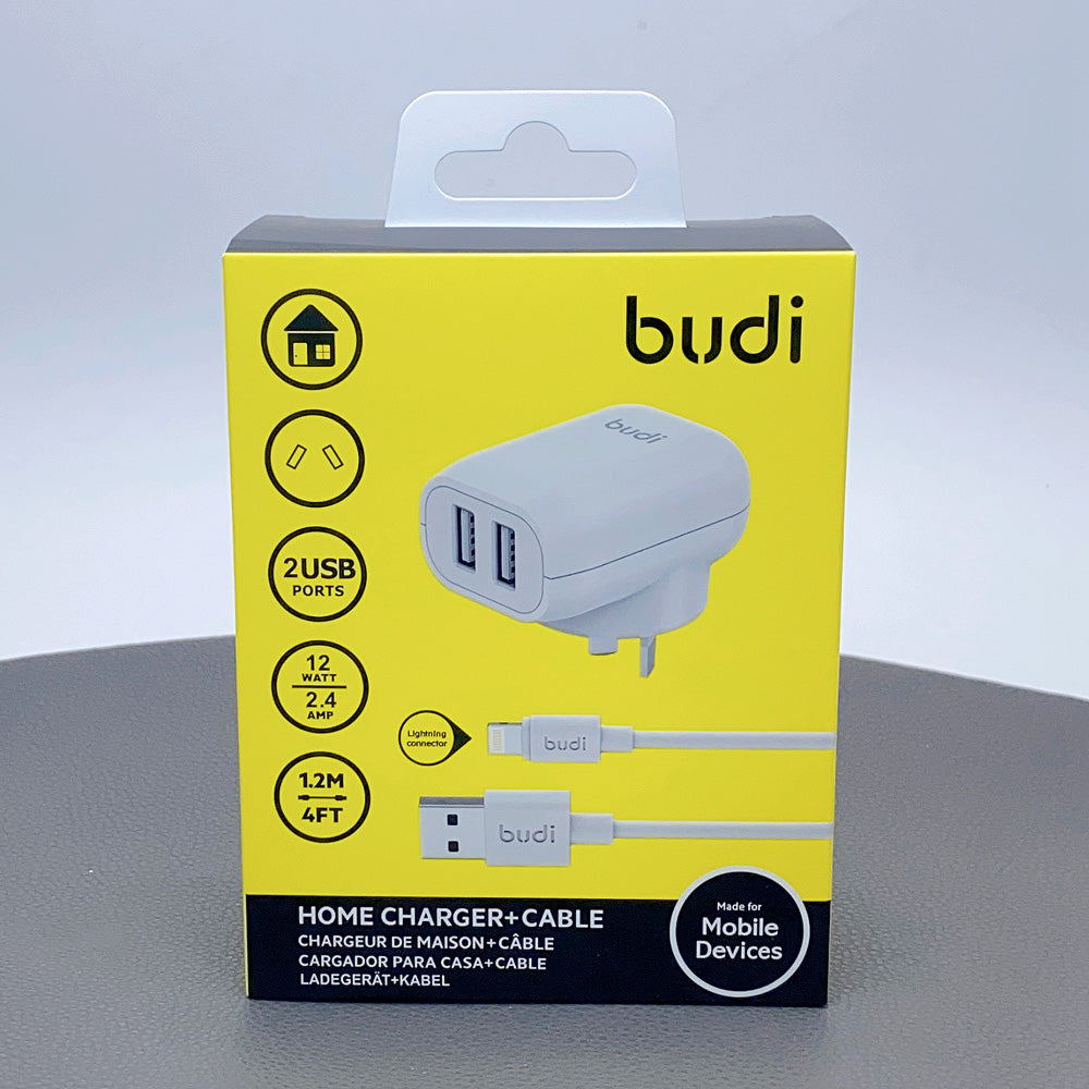 Budi Home Charger With Lightning Cable