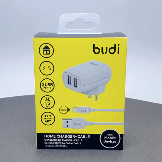 Budi Home Charger With Lightning Cable