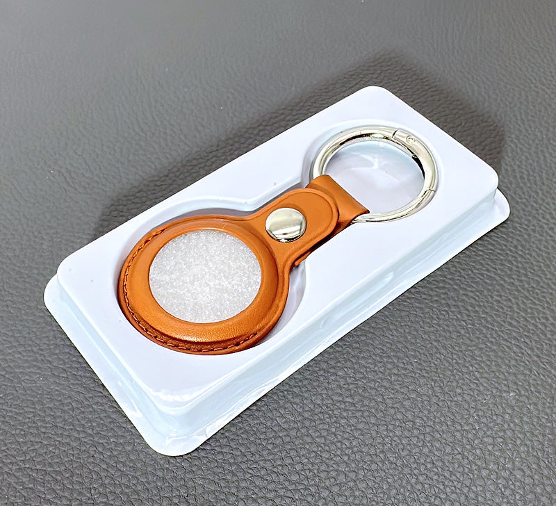 Air Tag Leather (Short) Ring Charm gadget experts australia