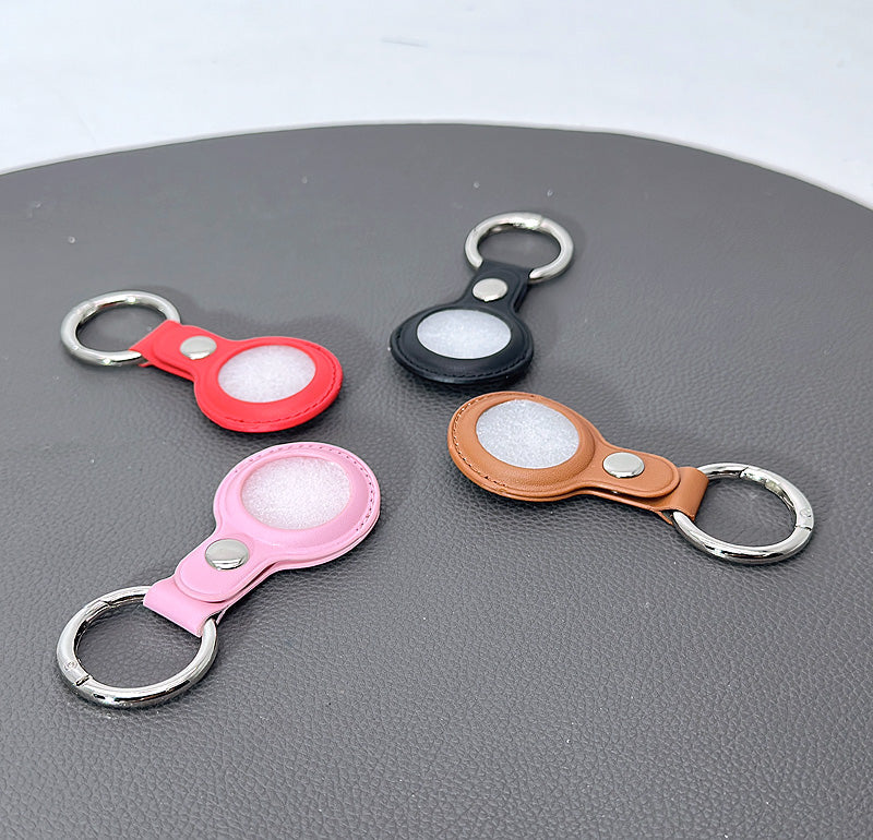 Air Tag Leather (Short) Ring Charm gadget experts australia