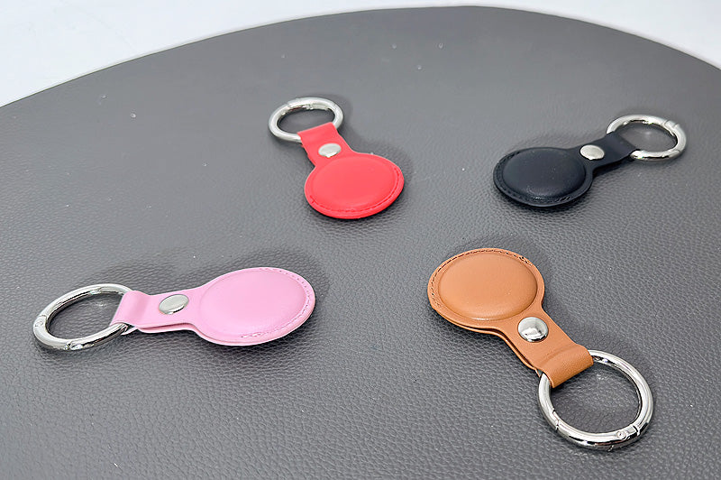 Air Tag Leather (Short) Ring Charm gadget experts australia