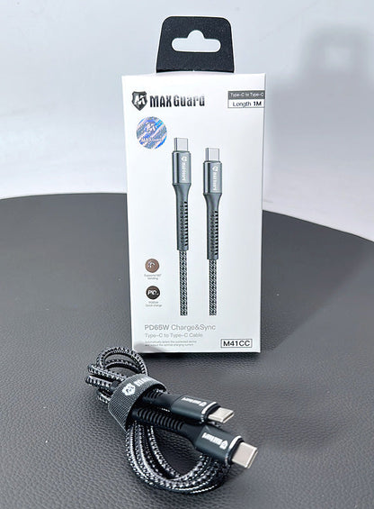 Maxguard 1M PD 65W Type-C To Type-C Cable