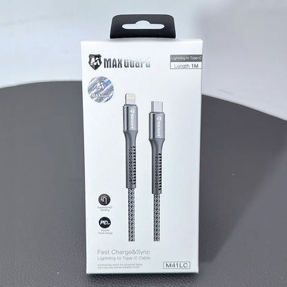 Maxguard 1M PD 20W Lightning To Type-C Cable