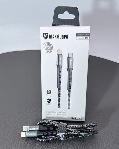 Maxguard 1M PD 20W Lightning To Type-C Cable