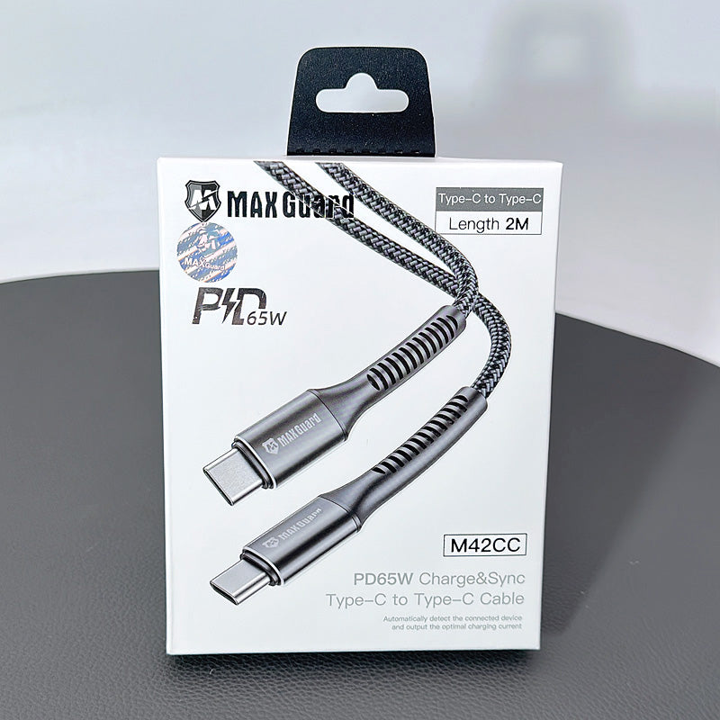 Maxguard 2M PD 65W Type-C To Type-C Cable