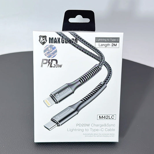 Maxguard 2M PD 20W Lightning To Type-C Cable