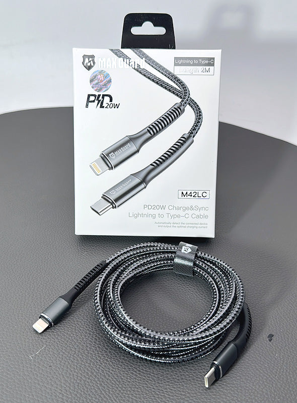 Maxguard 2M PD 20W Lightning To Type-C Cable