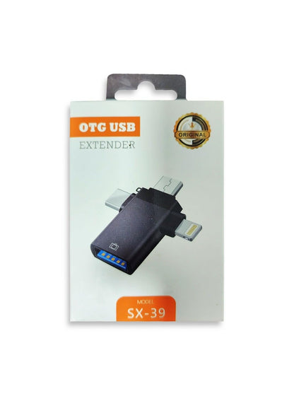 OTG Multifunction USB Extender Adapter SX39 (Support Up To 1TB)