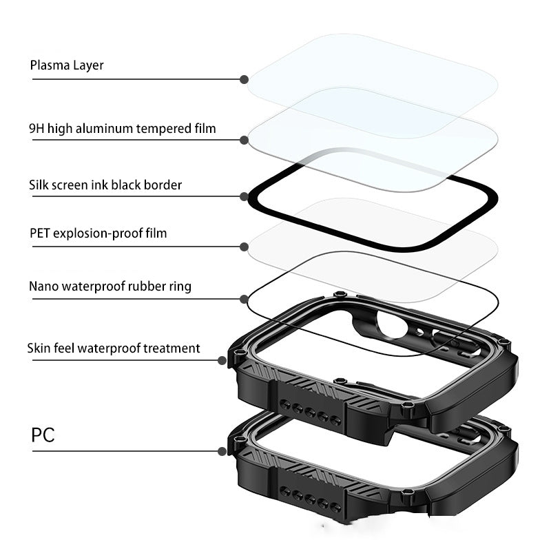 Apple Watch 360 Case With Glass Screen Protector ( Armor Waterproof ) gadget experts australia