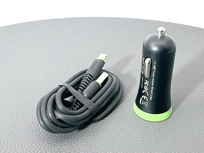 Budi 1.2m Lightning Car Charger + Cable