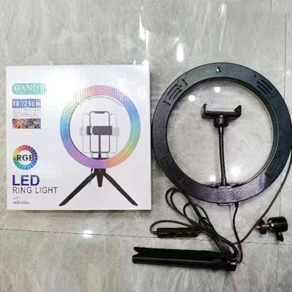 GANDY 10 Inch 26cm RGB LED Ring Light