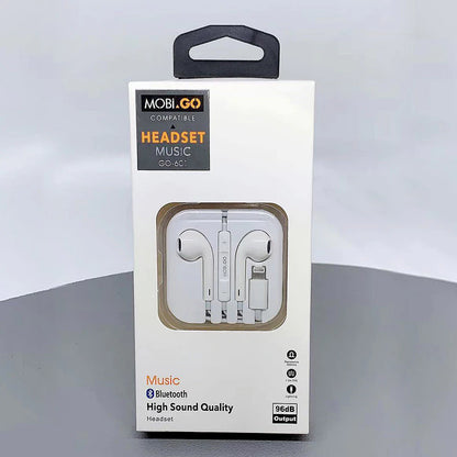 Mobigo Wireless Bluetooth Earphone With Lightning Connector GO601