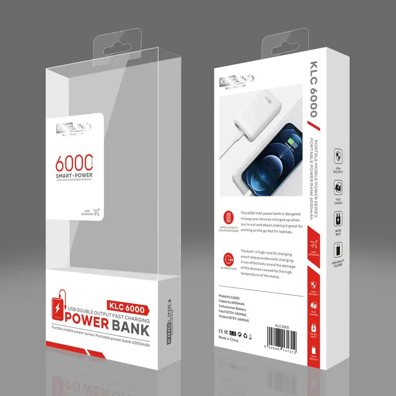 Kinglink Smart Power Bank KLC6000