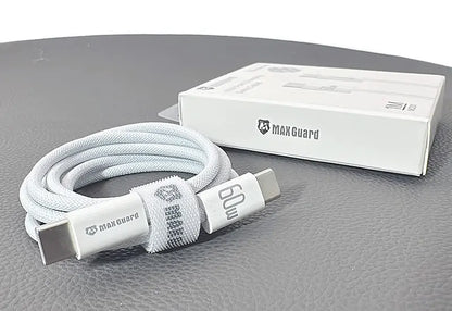 Maxguard 1m PD 60W Fast Charging Data Cable (For IPhone 15 Series/IPad)