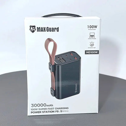 Maxguard 30000 Mah PD 100W Super Fast Charging Power Bank For Laptop