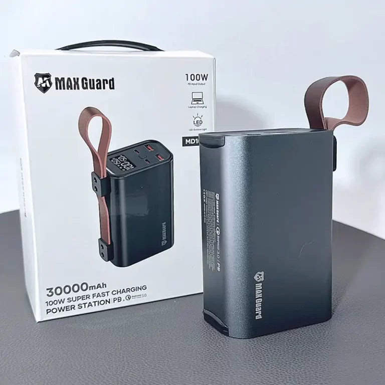 Maxguard 30000 Mah PD 100W Super Fast Charging Power Bank For Laptop