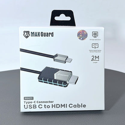 Maxguard 2m 4K High-Definition Type-C Connector USB C To HDMI Cable