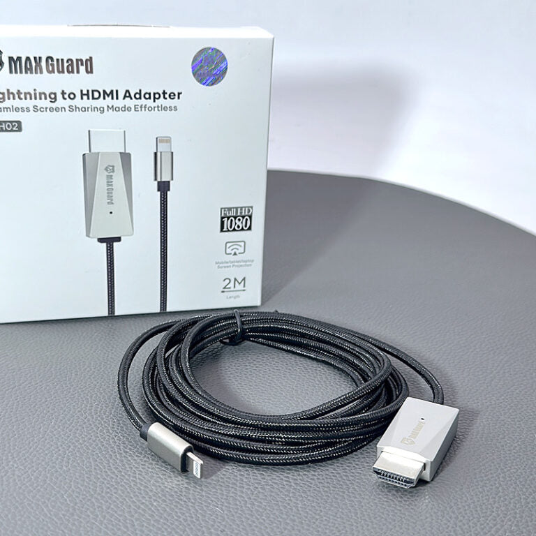 Maxguard 2m 1080 Full HD Lightning To HDMI Adapter