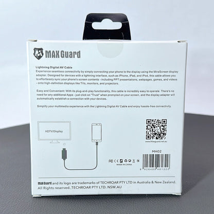 Maxguard 2m 1080 Full HD Lightning To HDMI Adapter