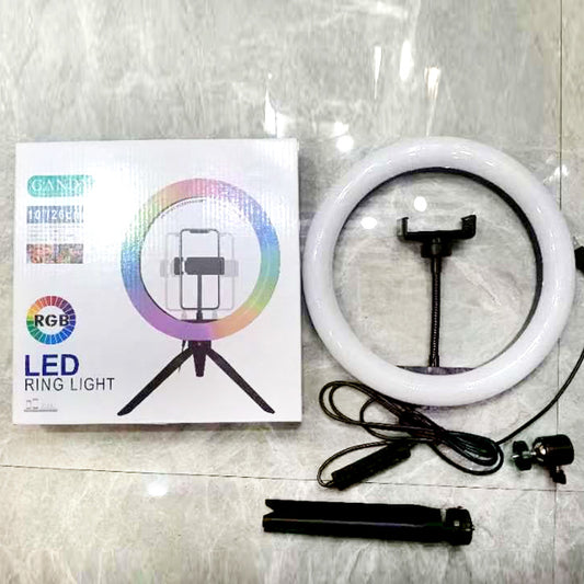 GANDY 10 Inch 26cm RGB LED Ring Light