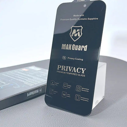 Maxguard Privacy 0.23mm Premium Glass Screen Protector for iPhone (Synthetic Sapphire)