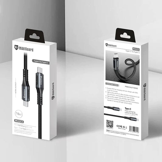 Maxguard 2m PD 65W Type-C To Type-C Cable