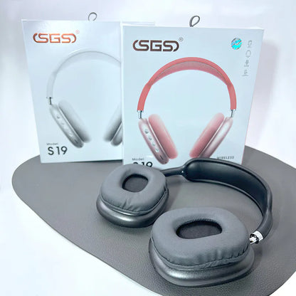 SGS Wireless Headphones Earphones S19