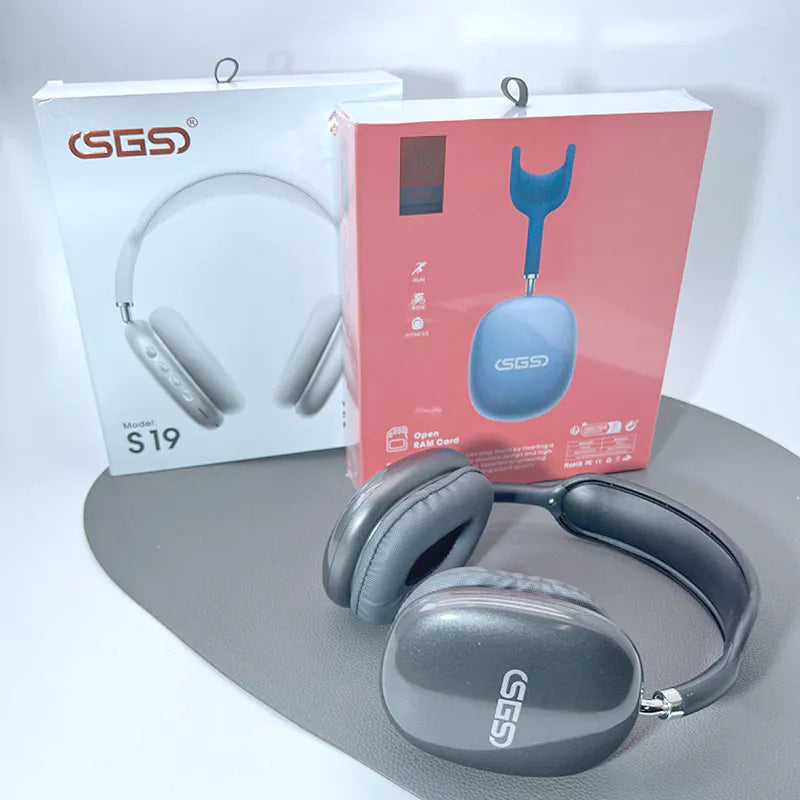 SGS Wireless Headphones Earphones S19