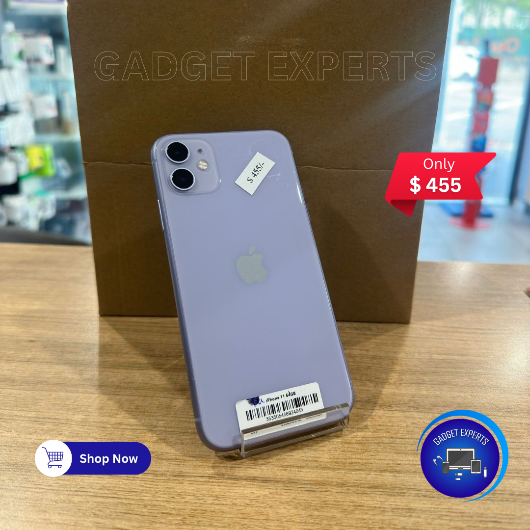 Preowned Apple iPhone 11 64GB Purple gadget experts australia