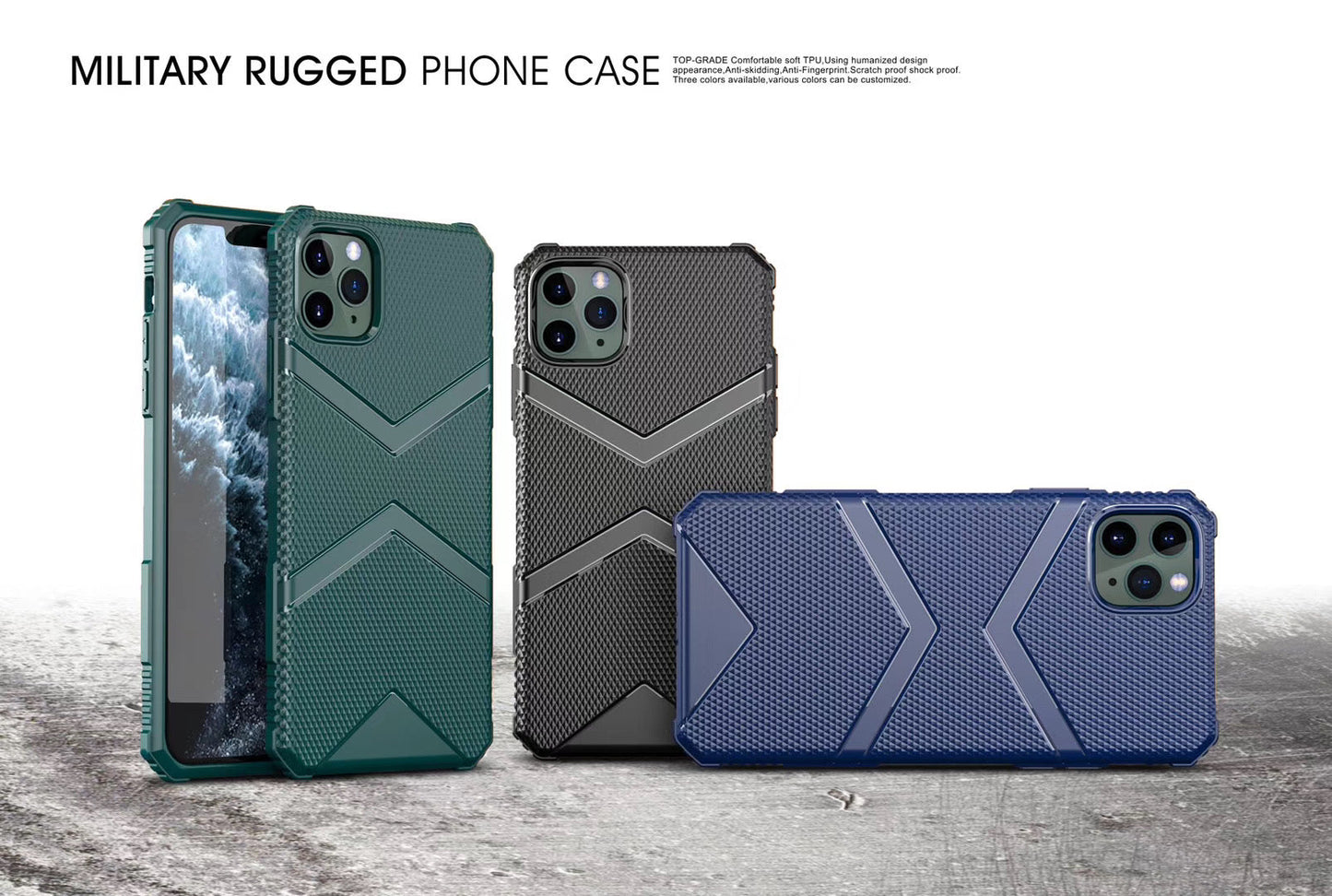 Military Rugged Case For iPhone