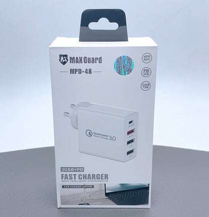 48W super fast Quick Charger 3 usb & type C output ( notebooks compatible) gadget experts australia