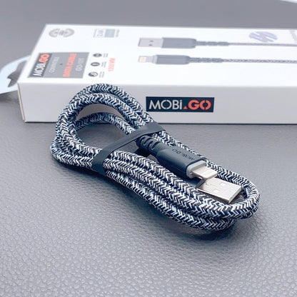 Mobigo 1m Nylon Lightning Cable GO-101