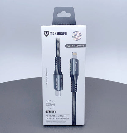 Maxguard 1m PD 20W Type-C To Lightning Cable