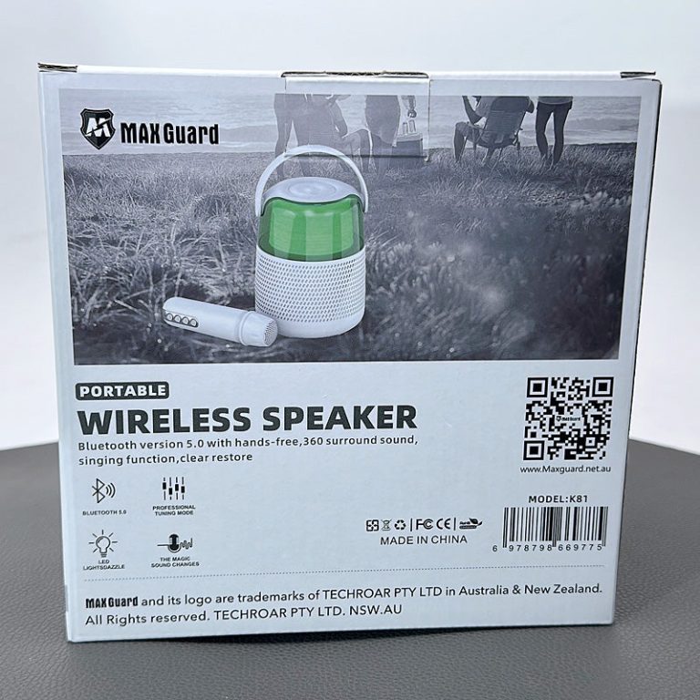 Maxguard Bluetooth Wireless Speaker