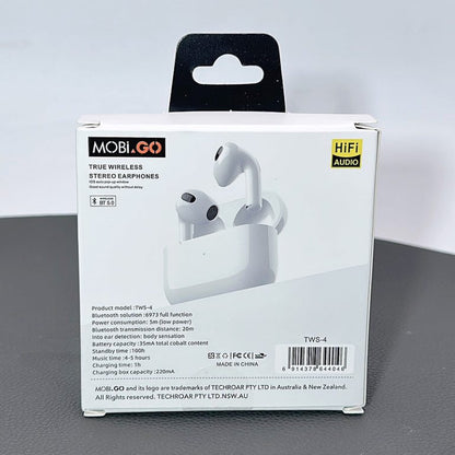 Mobigo Wireless Bluetooth Tws AirPods Earphones TWS4